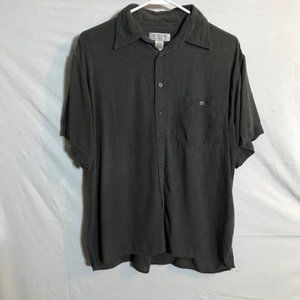 Soft Grey Italian Bogari short sleeve shirt
